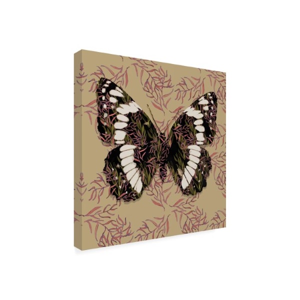Karen Drayfus 'Butterfly In Tan' Canvas Art,24x24